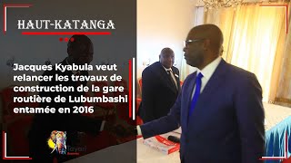 Jacques Kyabula veut relancer les travaux de construction de la gare routière de Lubumbashi entamée [upl. by Ragan]