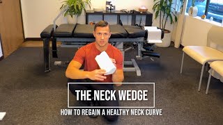 How To Use a Cervical Neck Wedge To Regain a Healthy Neck Curve  DrMichaelVan Chiropractor [upl. by Benedicta]