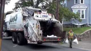 JRM Hauling amp Recycling 404 Melrose Trash  Mack Granite Leach 2RIII [upl. by Milone145]