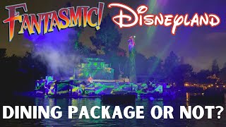 Fantasmic Disneyland dining package WORTH IT Watch my review with tips seating and more [upl. by Nolyarb]