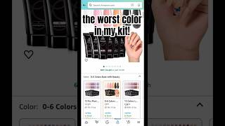 Beetles Poly Gel Color Swatch Reveal athomenails diynails nailtutorial [upl. by Sulokcin]