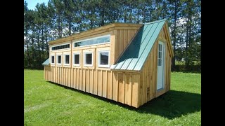 quotThe Smithhavenquot  DIY Convert Shed into Tiny House With Electricity amp 8FT Walls  10X16 to 12X24 [upl. by Constantine202]