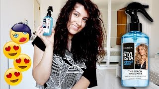 LOREAL  Stylista beachwaves TUTORIAL CAPELLI MOSSI [upl. by Airottiv]