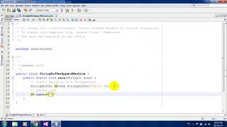 Java StringBuffer append new line in Java Netbeans [upl. by Reinwald]