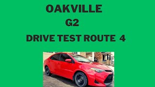 Oakville G2 Drive Test Route 4 Mock Test [upl. by Abra722]