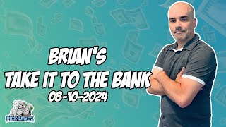 Free MLB Betting Predictions Today 81024 MLB Picks  Brians Take it to the Bank [upl. by Ehman]