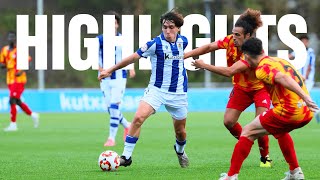 HIGHLIGHTS  2ª RFEF 2425  J6  Real Sociedad C 11 CD Calahorra [upl. by Hazeghi566]