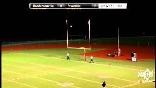 Hendersonvilles Bryce Deguira 30 yd FG [upl. by Omar]