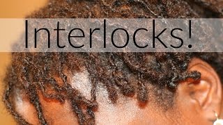 Start Locks with Interlocks  How to Part for an Even Pattern  Locked My Hair AGAIN [upl. by Alol]