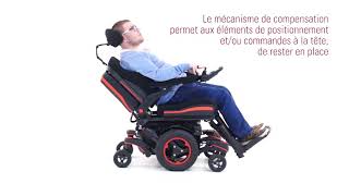 Fauteuil Roulant Electrique QUICKIE Q700 M Sedeo Ergo – Mécanisme de compensation [upl. by Aleac666]