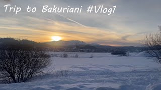 Trip to Bakuriani My First Vlog [upl. by Ammon]