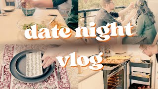 Date night at home VLOG  Chicken Wings  Friday night  Couple VLOGS  Canadian Couple  Patio Life [upl. by Elaweda362]