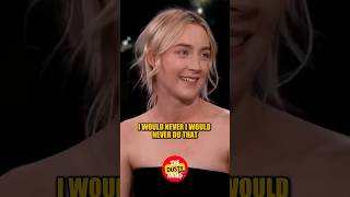 Saoirse Ronan Encouraged Timothée Chalamet To Get A Fake ID 😂🤣 shorts [upl. by Assirem56]