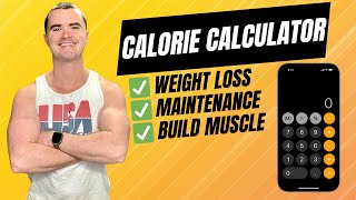 My FREE Calorie Calculator for Weight Loss Maintenance amp Muscle Growth » Accurate Calories amp Macros [upl. by Alisan447]