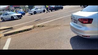 MPD runs red light and causes car accident  still tickets innocent driver [upl. by Ayhdiv761]