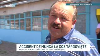 ACCIDENT DE MUNCA LA COS TARGOVISTE [upl. by Adolphe]