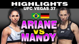 Ariane Lipski x Mandy Bohm UFC Vegas 37 Highlights [upl. by Caye]