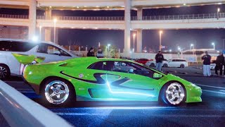 The most crazy cars of Tokyo JAPAN  NIGHTRIDE [upl. by Niawat]