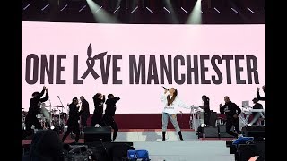 All Ariana Grandes songs during One Love Manchester concert [upl. by Sheff537]