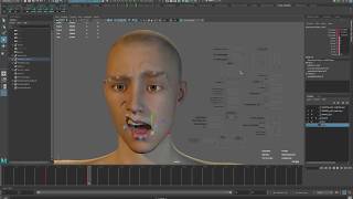 DAZ to MAYA facial rig from Genesis 3 [upl. by Hsot]