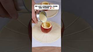 Partie1Du lait concentré dans une pomme🍎⁉️😱cookingrecette deliciouspomme découverte pourtoi [upl. by Beauregard]