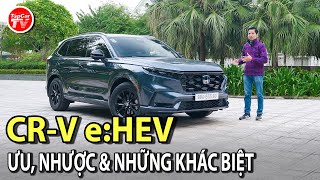 Đánh giá Honda CRV eHEV 2023  Ưunhược điểm và mức tiêu hao khi chạy khắc nghiệt  TIPCAR TV [upl. by Eidoj]