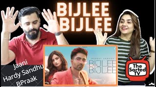 Harrdy Sandhu  Bijlee Bijlee ft Palak Tiwari  Jaani  BPraak  Delhi Couple Reactions [upl. by Trina]