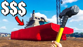 Scrapping HUGE SHIPS for MAJOR PROFIT in Ship Graveyard Simulator 2 [upl. by Namyw393]