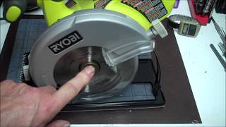 How To Change Ryobi Circular Saw Blades With Bonus Skilsaw and Craftsman Blade Changes [upl. by Angeline]