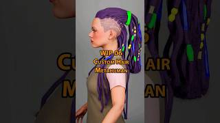 WIP 1  06  Metahuman Custom Hair  Unreal Engine Groom  Dreadlocks  Ornatrix shorts [upl. by Ralat]