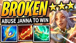 ABUSE THIS JANNA for FREE WINS in TFT Set 11  RANKED Best Comp  TFT Patch 146  Teamfight Tactics [upl. by Natsyrk]