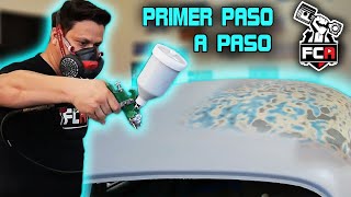 COMO APLICAR PRIMER O FONDO PARA PINTAR UN AUTO [upl. by Hosfmann140]