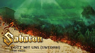 SABATON  Gott Mit Uns  Swedish Official Lyric Video [upl. by Newlin]