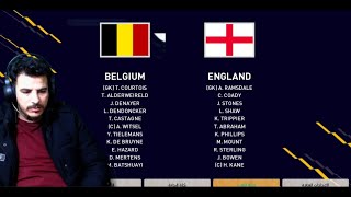 belgium vs england pes 2023 patch 2024 live stream glitzo shwo [upl. by Leyameg619]