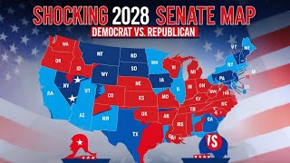 2028 US Senate Map REVEALED A SHOCKING First Look at the 2028 Election [upl. by Ennelram]