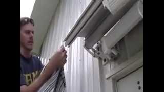 How To Replace and Install Retractable Patio Awning Fabric [upl. by Alimak981]