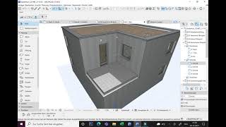 ArchiCAD FlachdachAttika [upl. by Holton]
