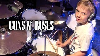 Paradise City 6 year old Drummer Guns N Roses [upl. by Anaig]