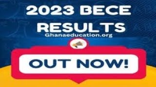 BECE 2023 RESULTS RELEASE DATE CONFIRM [upl. by Lippold]