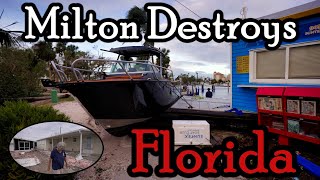 Some Homes Totally Devastated Hurricane Milton Slams the West Coast of Florida Alfred Montaner [upl. by Trude279]