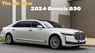 Genesis G90 2024  New Fullsize Luxury Sedan [upl. by Alien]