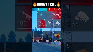 V badge player ne Highest kills ka record banaya last Tak deckhna – Garena free fire max shorts [upl. by Halsey]