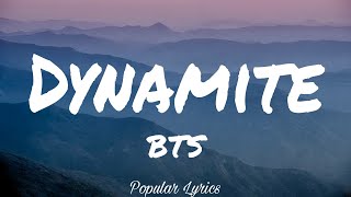 Dynamite Lyrics  BTS [upl. by Grindle485]