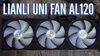 Lian Li Uni Fan AL120  Revolutionary UNIFAN design [upl. by Sigfrid]