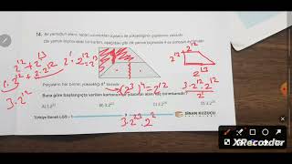 Sinan Kuzucu Yayınları Türkiye geneli LGS 1 denemesi matematik 1314151617 numaralı sorular [upl. by Len]