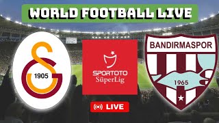 GALATASARAY X BANDIRMASPOR  SUPER LIGA TURQUIA  AO VIVO [upl. by Meuser921]