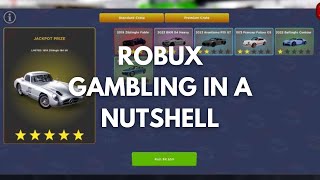 Driving Empire ROBUX Gambling In a Nutshell [upl. by Nosbig]