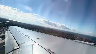 ITA Airways Airbus A319 Takeoff from Rome FCO to Florence FLR 1022024 [upl. by Cardie]