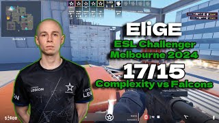 CS2 POV Complexity EliGE 1715 vs Falcons Vertigo ESL Challenger Jönköping 2024 Grand final [upl. by Bernt]