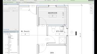 Revit tutorial Dimensioning floor plan [upl. by Annazor527]